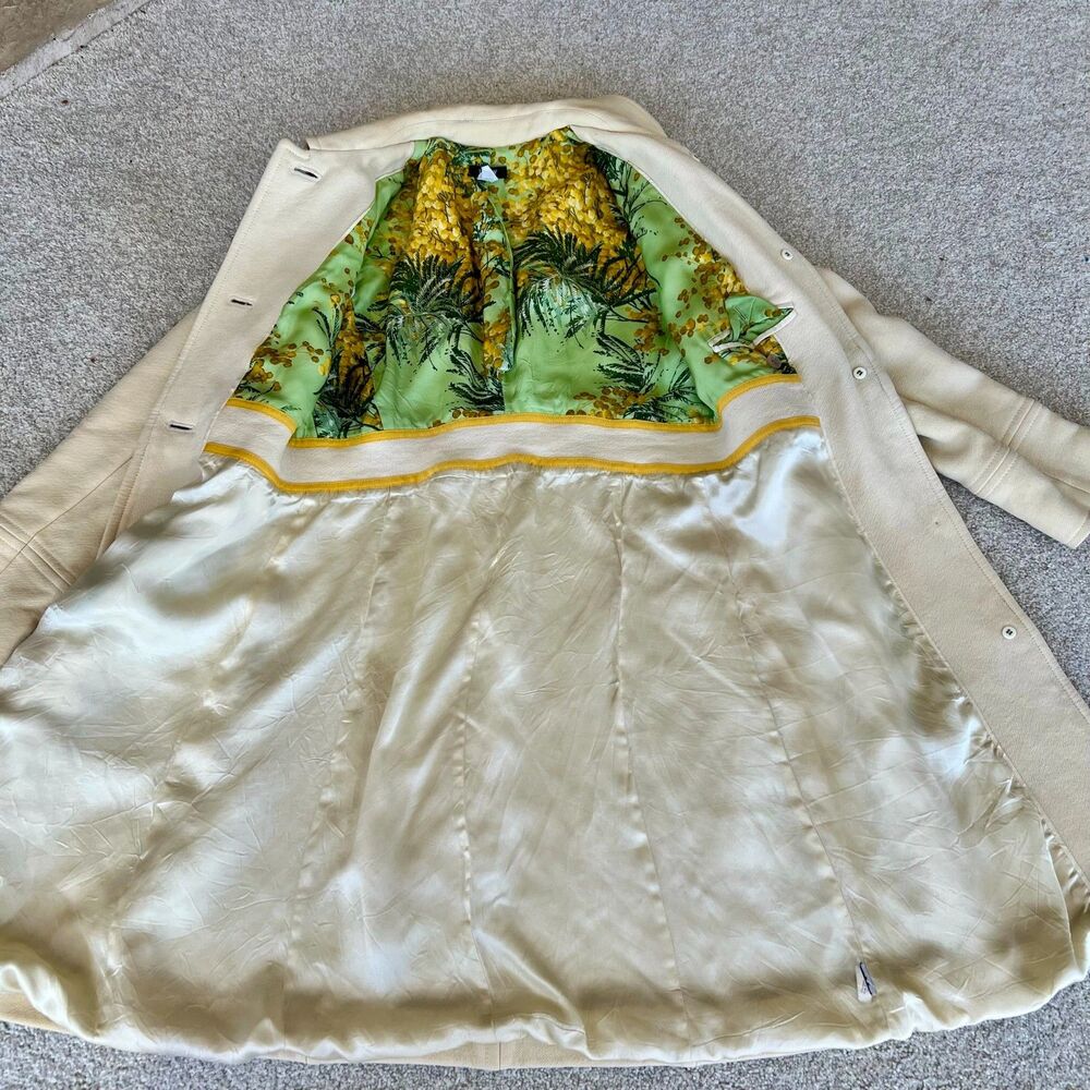 J.Crew Italian Double Cloth Wool Lady Day Coat in Vanilla Size S - Picture 4 of 16